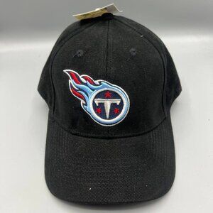 Vintage Tennessee Titans Hat Men Black Game Day NFL‎ Strap Back Cap New